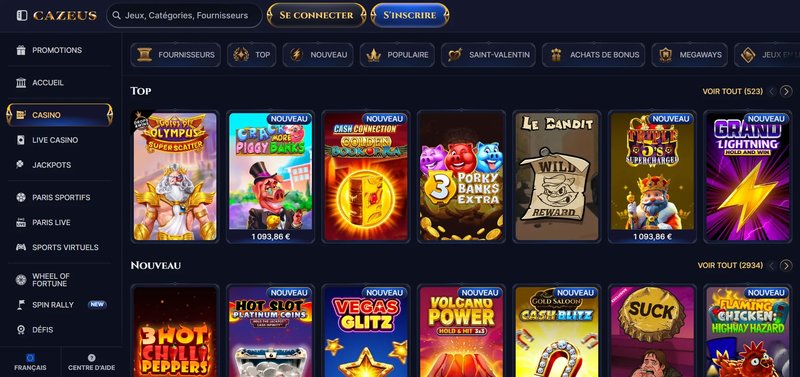 Découvrez les avantages du Casino Cazeus en ligne pour les Français